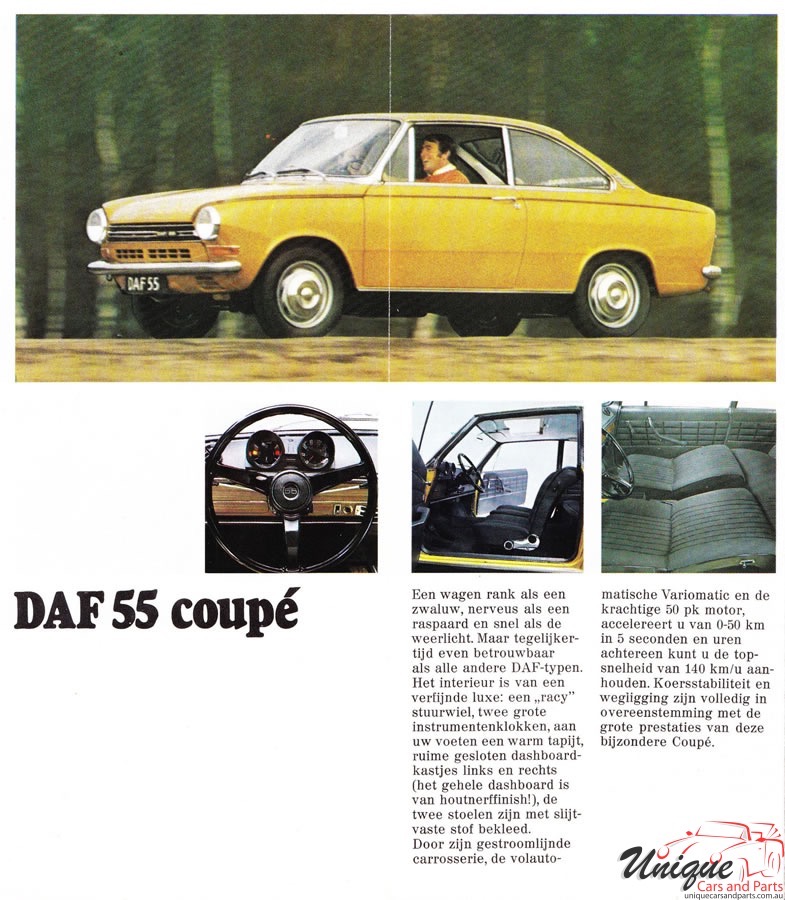 1971 DAF Model Range Brochure Page 6